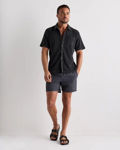 100% Organic Cotton Terry Towel Button Down Polo