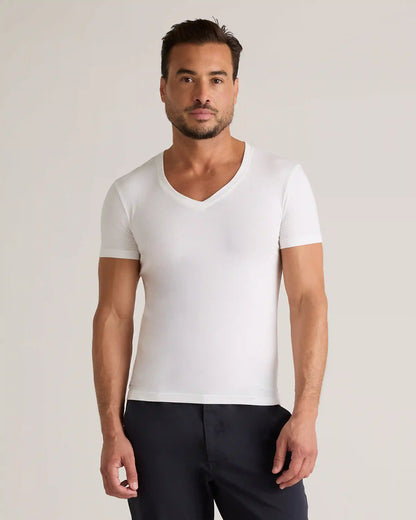 Soft Stretch V-Neck Undershirt (3-Pack)