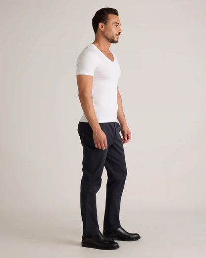 Soft Stretch V-Neck Undershirt (3-Pack)