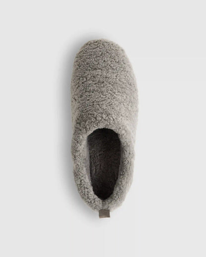 Men's Genuine Shearling Lounge Slipper