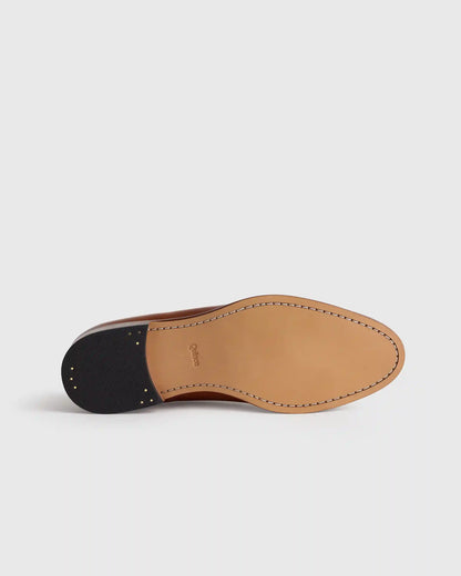 Calfskin Leather Plain Toe Oxford