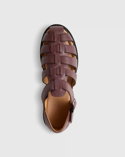 Calfskin Leather Fisherman Sandal