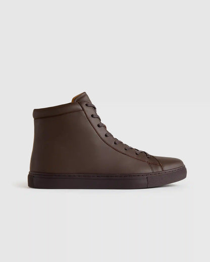 Italian Leather High Top Everyday Sneaker