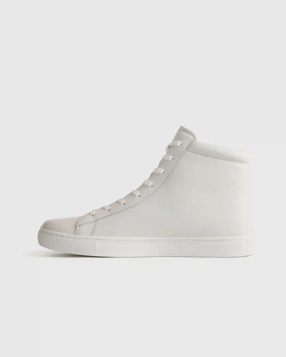 Italian Leather High Top Everyday Sneaker