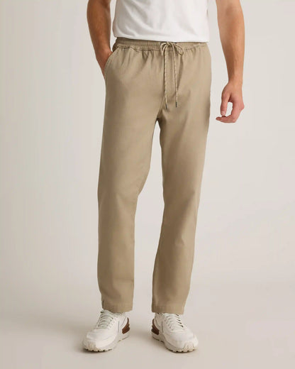 Cotton Chino Drawstring Pants