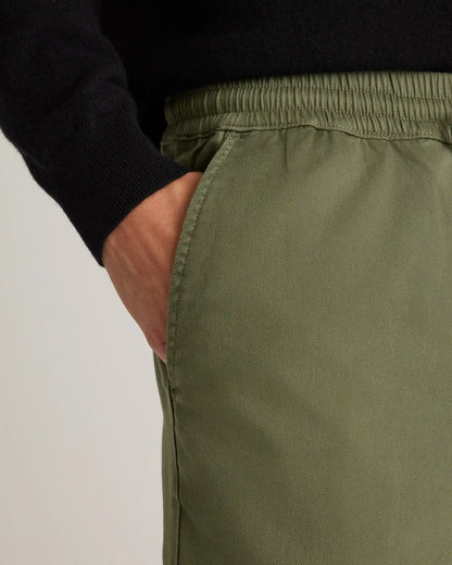 Cotton Chino Drawstring Pants