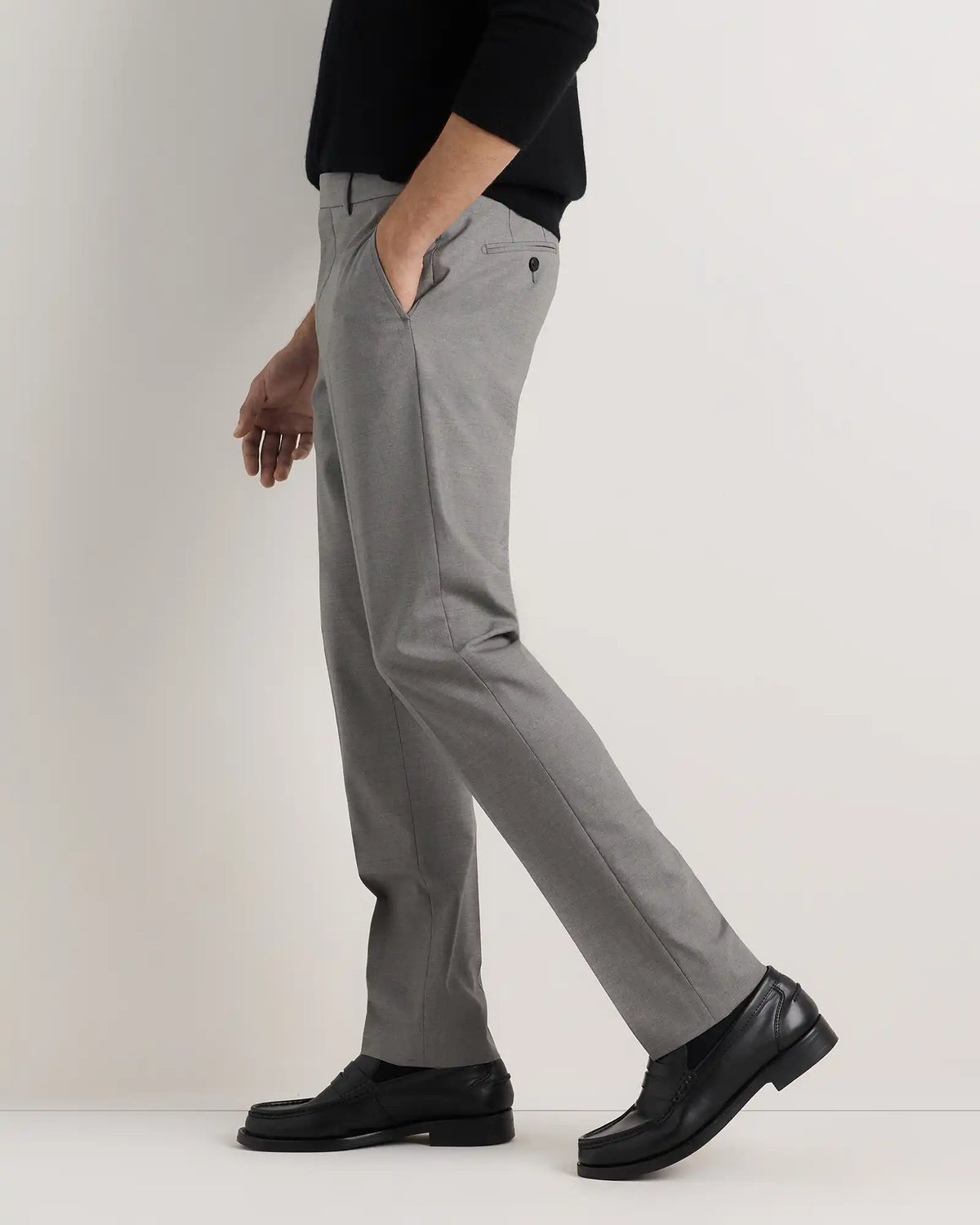 Stretch Wool Dress Pants - Slim