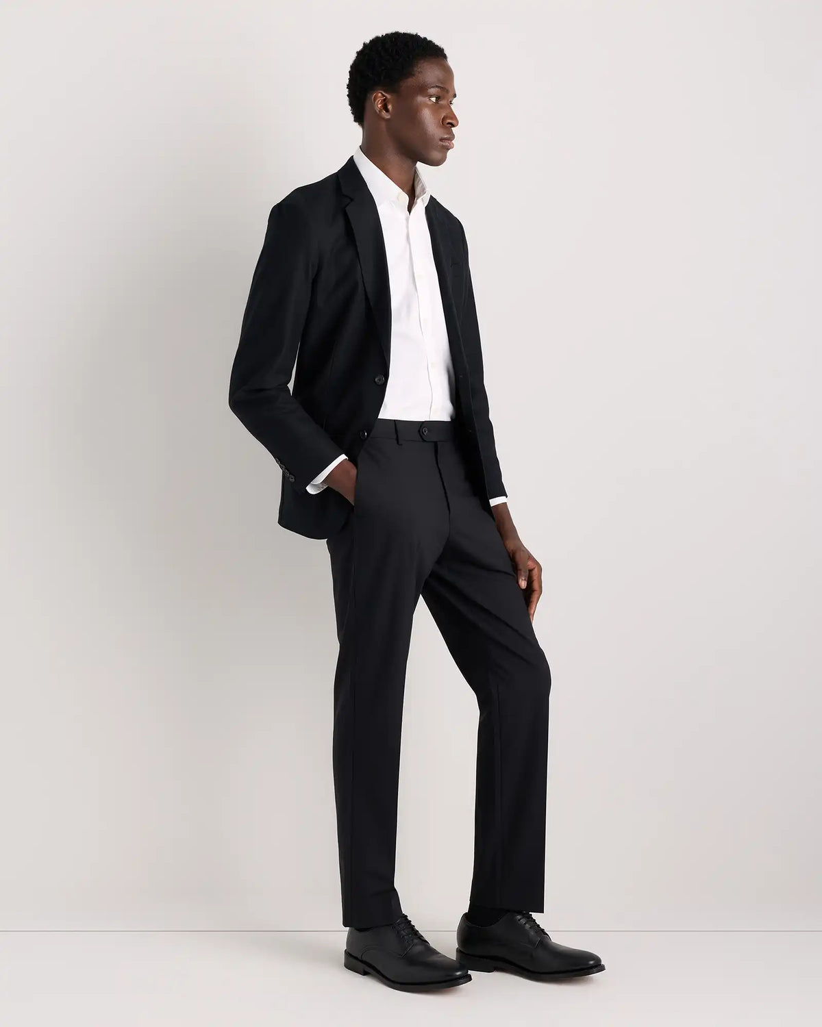 Stretch Wool Dress Pants - Straight