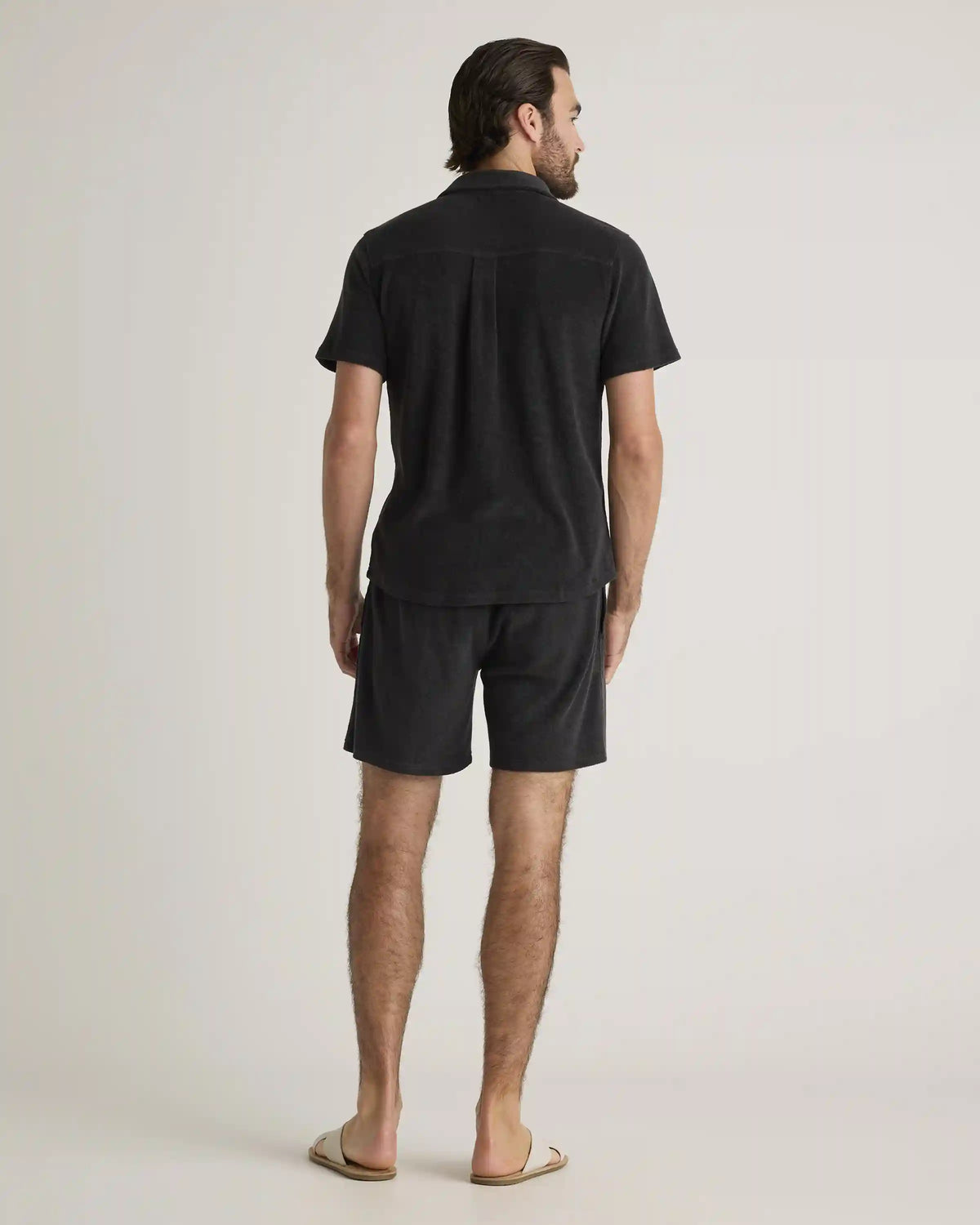 100% Organic Cotton Terry Towel Shorts - 6.5"