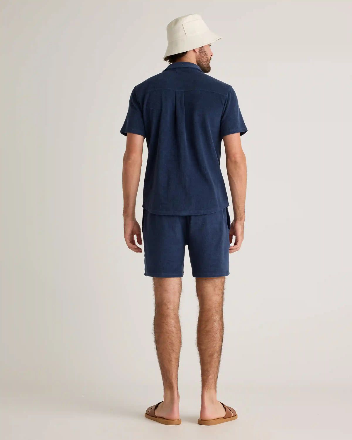 100% Organic Cotton Terry Towel Shorts - 6.5"