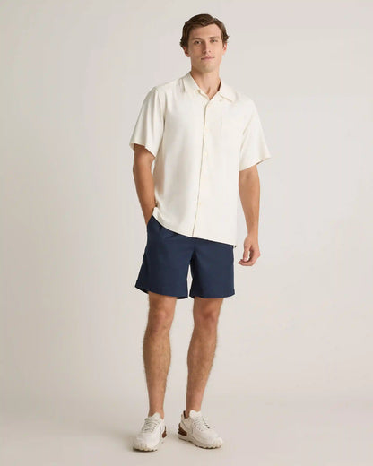 Cotton Chino Drawstring Shorts - 7"