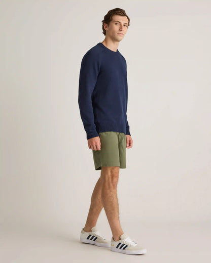Cotton Chino Drawstring Shorts - 7"