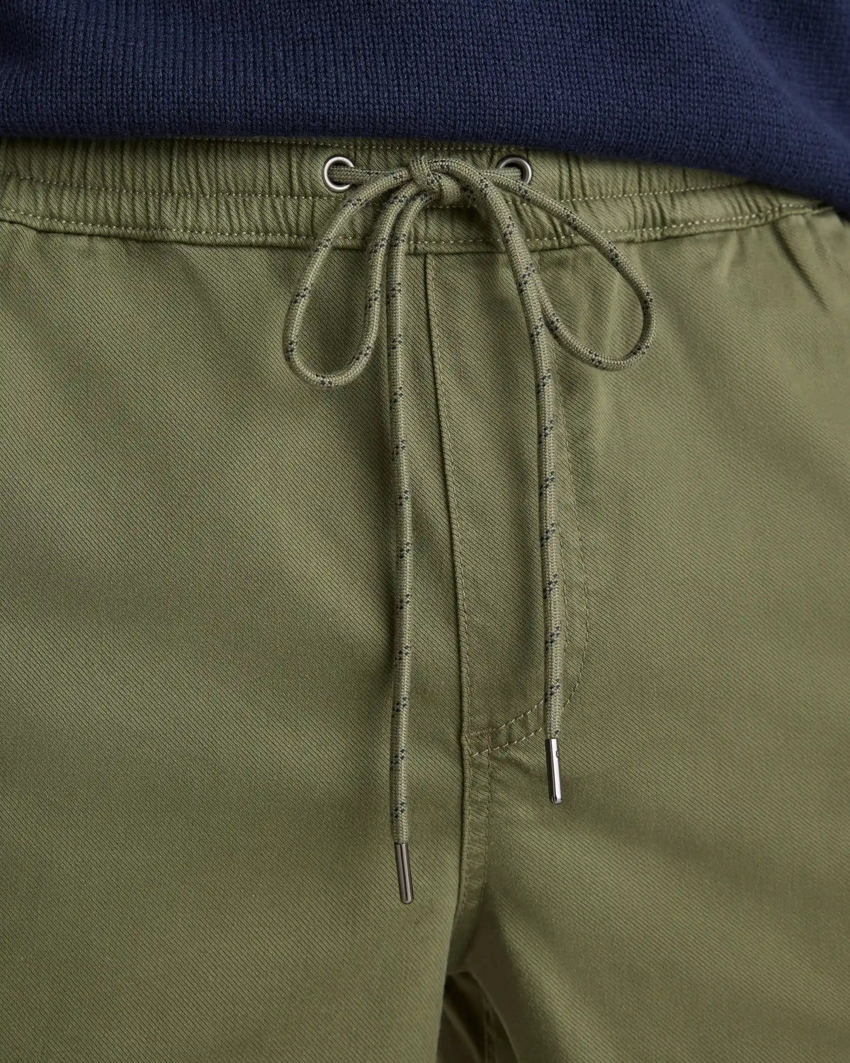 Cotton Chino Drawstring Shorts - 7"