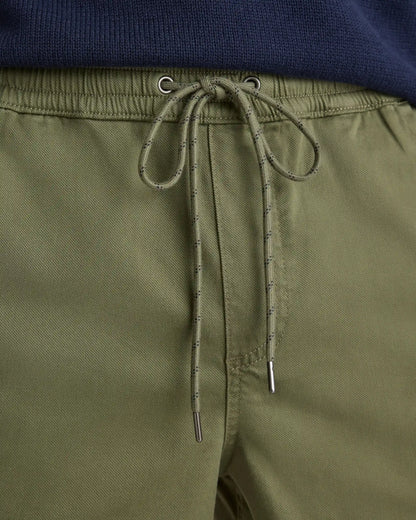 Cotton Chino Drawstring Shorts - 7"