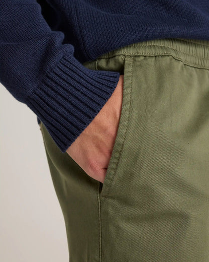 Cotton Chino Drawstring Shorts - 7"