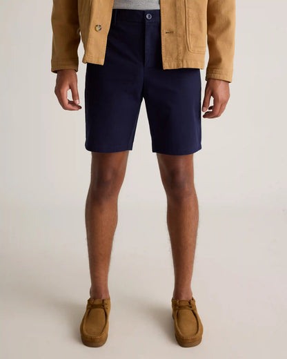 Organic Cotton Classic Stretch Chino Shorts - 9"