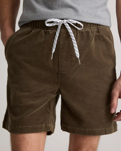 Organic Stretch Corduroy Shorts - 6"