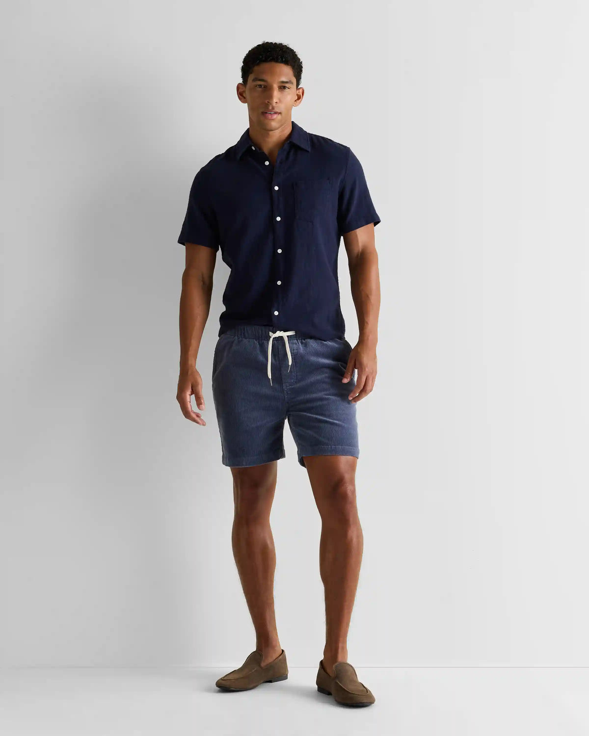 Organic Stretch Corduroy Shorts - 6"