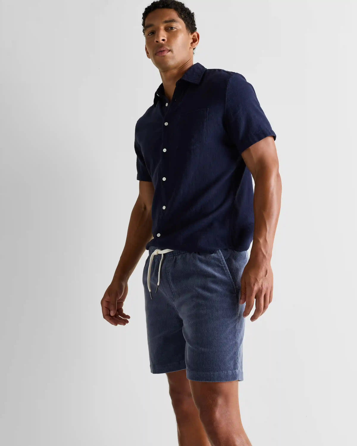 Organic Stretch Corduroy Shorts - 6"