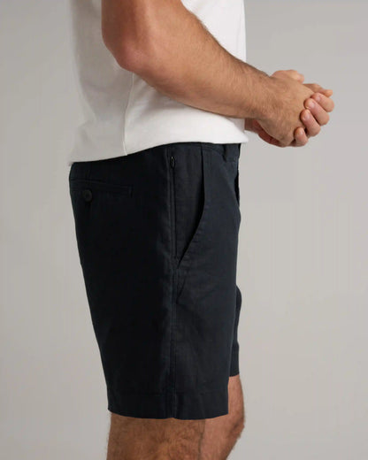 100% European Linen Trouser Shorts - 7"