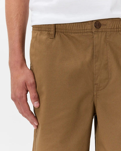 Organic Stretch Cotton Pull On Chino Shorts - 7"