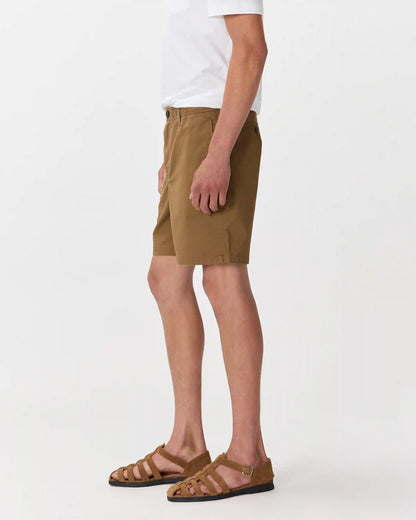 Organic Stretch Cotton Pull On Chino Shorts - 7"