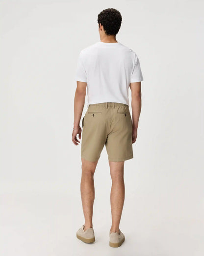 Organic Stretch Cotton Pull On Chino Shorts - 7"