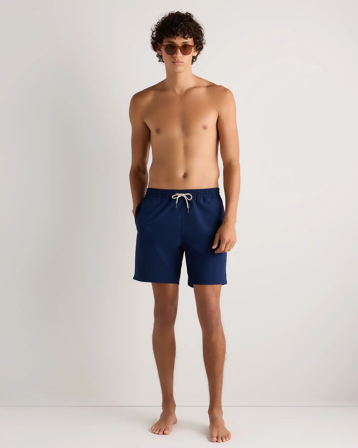 Seersucker Swim Trunks - 7"