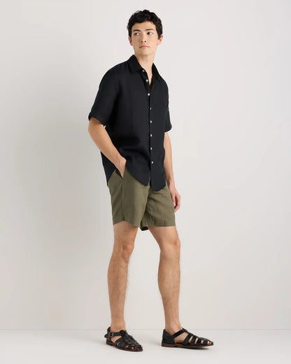 100% European Linen Shorts - 7"