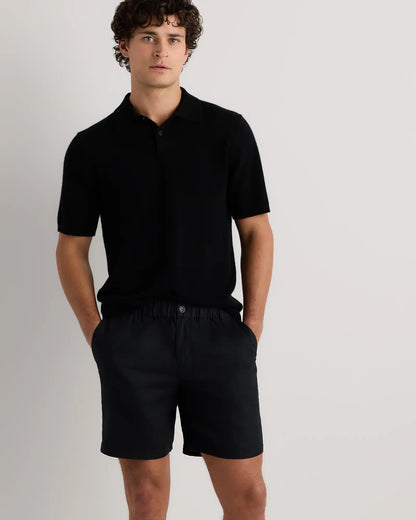 100% European Linen Shorts - 7"