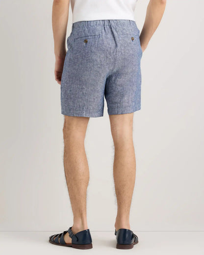 100% European Linen Shorts - 7"