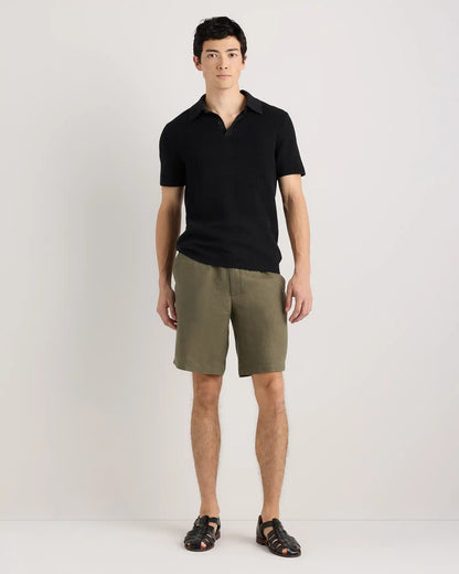 100% European Linen Shorts - 9"