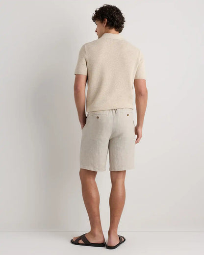 100% European Linen Shorts - 9"