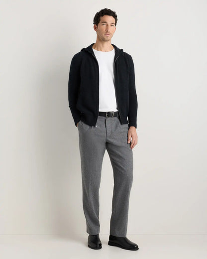Luxe Baby Cashmere Bomber Hoodie