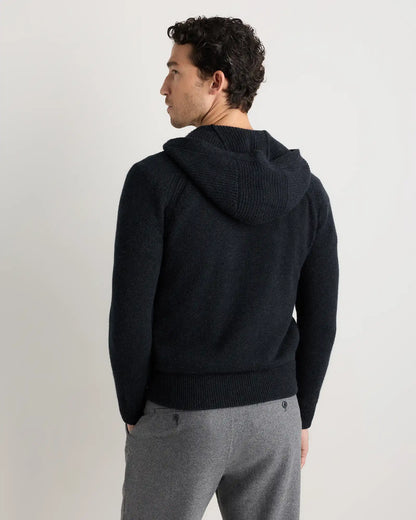 Luxe Baby Cashmere Bomber Hoodie