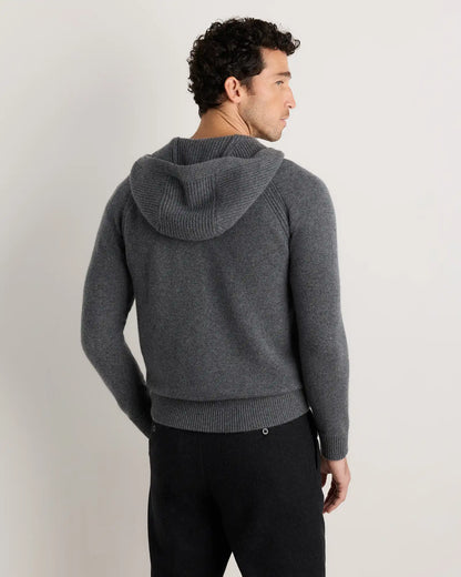 Luxe Baby Cashmere Bomber Hoodie