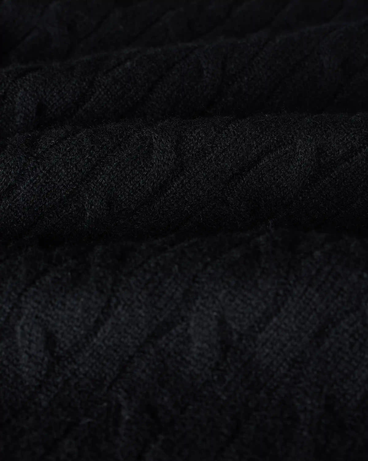 Mongolian Cashmere Classic Cable Crewneck Sweater