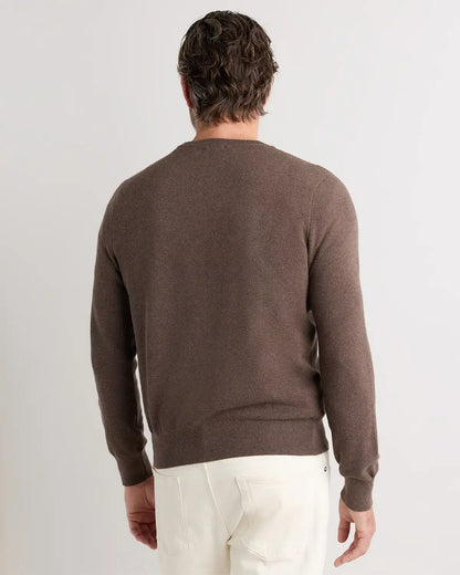 100% Organic Cotton Pique Crewneck Sweater