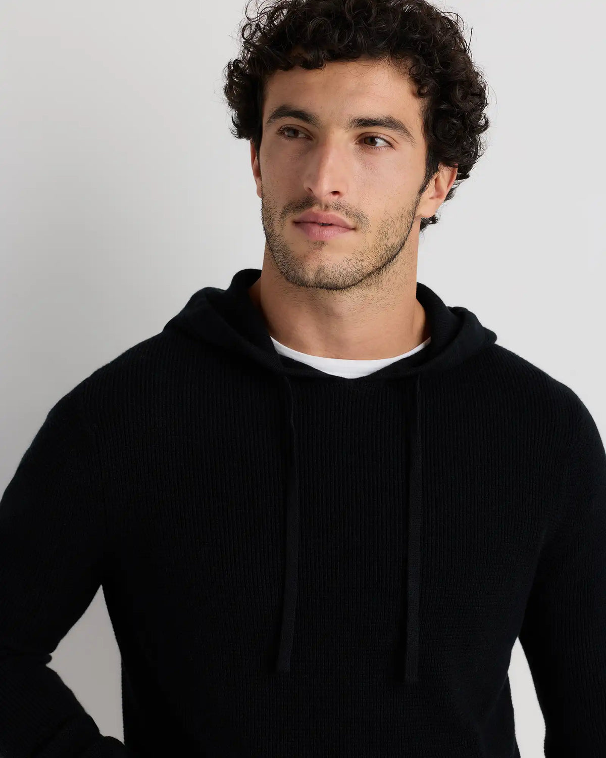 Organic Cotton Cashmere Waffle Hoodie