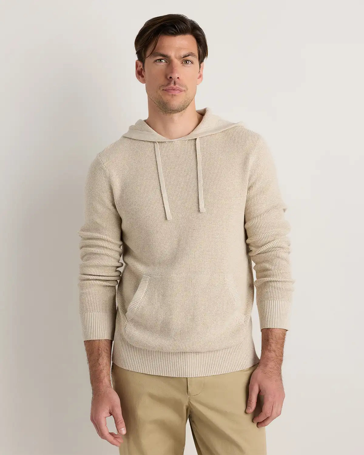 Organic Cotton Cashmere Waffle Hoodie