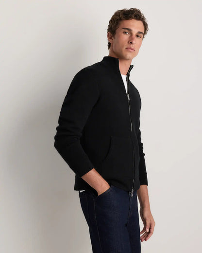 100% Reversible Cashmere Full Zip Sweater