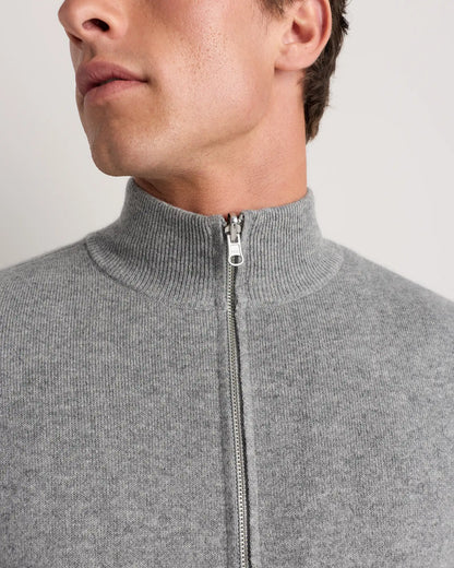 100% Reversible Cashmere Full Zip Sweater