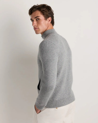 100% Reversible Cashmere Full Zip Sweater