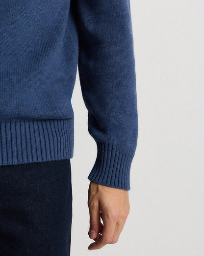 100% Organic Cotton Quarter-Zip Sweater