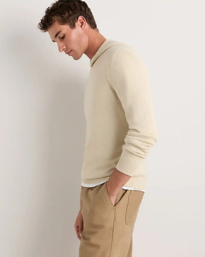 Alpaca-Wool Hooded Sweater