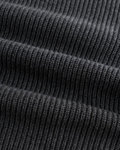 100% Organic Cotton Ribbed Crewneck Sweater