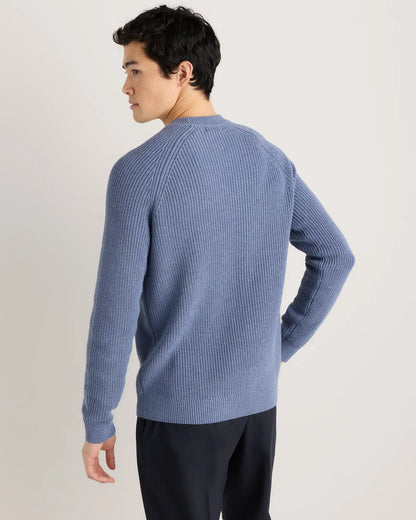 100% Organic Cotton Ribbed Crewneck Sweater