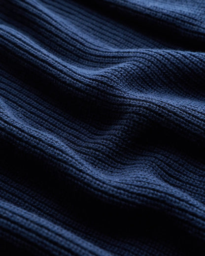 100% Organic Cotton Ribbed Crewneck Sweater