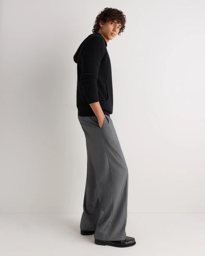 100% Mongolian Cashmere Waffle Hoodie