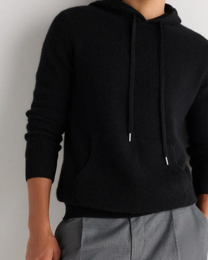 100% Mongolian Cashmere Waffle Hoodie